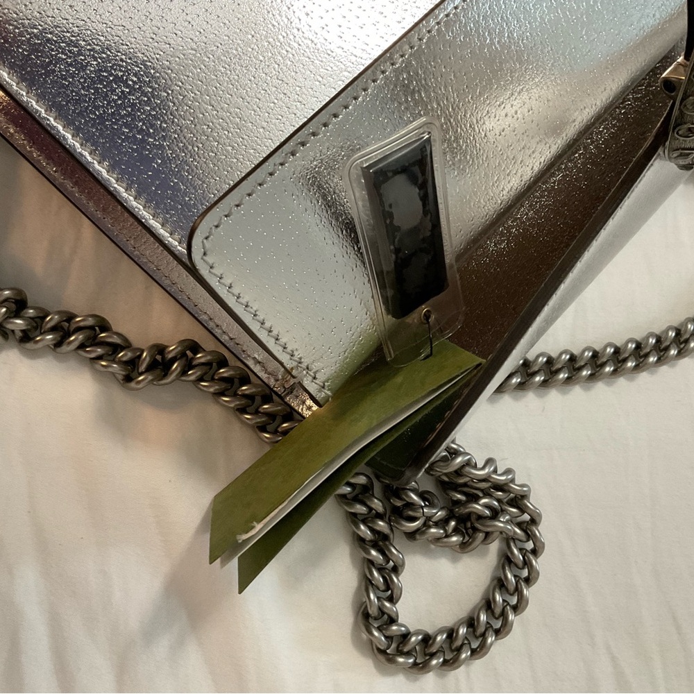 GUCCI pvc Crossbody Bags Metallic Calfskin MM Dionysus Shoulder Bag - Picture 10 of 15